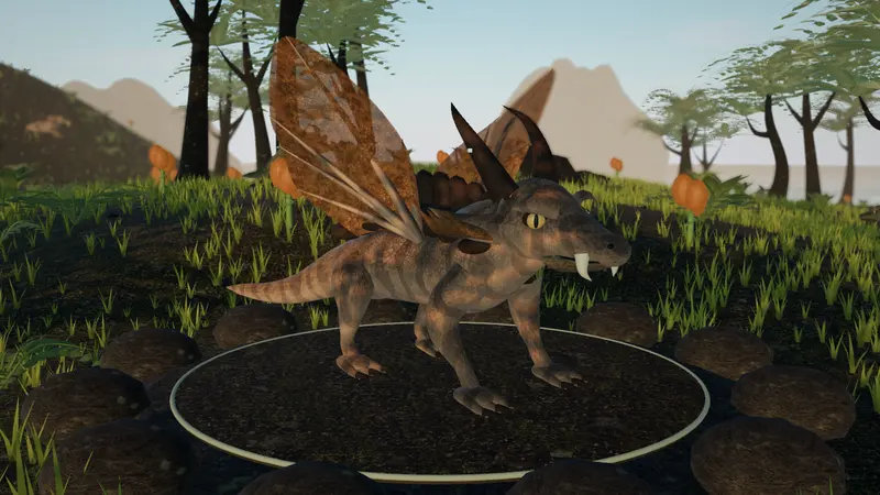A winged creature from EON's first prototype.