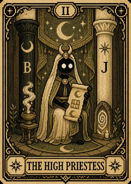 The High Priestess tarot card