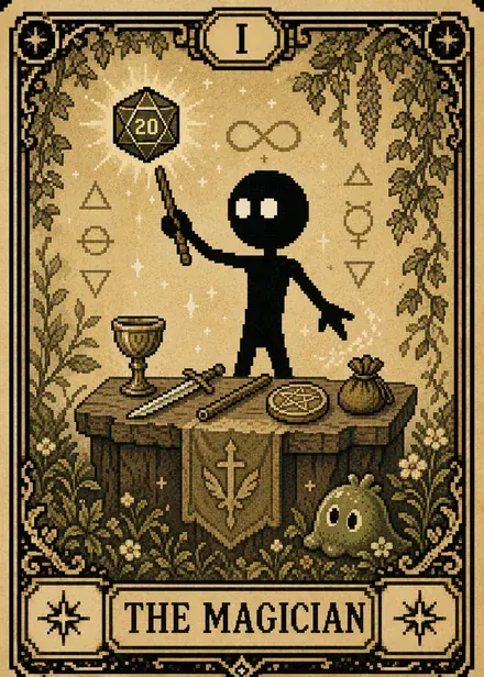 The Magician tarot card