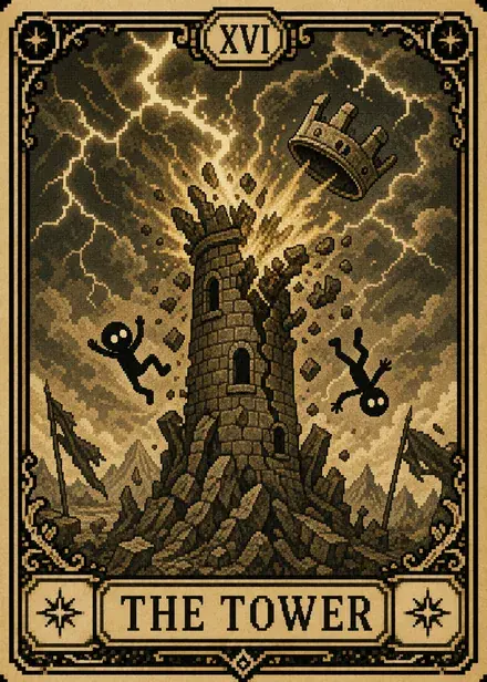 The Tower tarot card